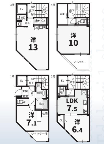 大阪市西区江戸堀1丁目　中古戸建