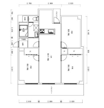 千里山ロイヤルマンション２番街Ｄ棟