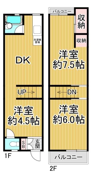 神戸市難区徳井町3丁目 中古テラス