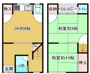 大阪市港区南市岡1丁目　中古テラスハウス