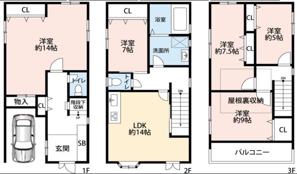 大阪市八幡屋4丁目　中古戸建