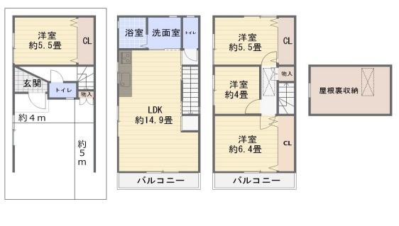 大阪市城東区新喜多東1丁目　中古戸建