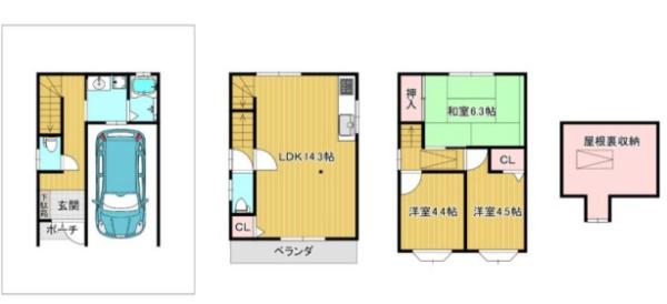 大阪市西淀川区御幣島4丁目　中古戸建