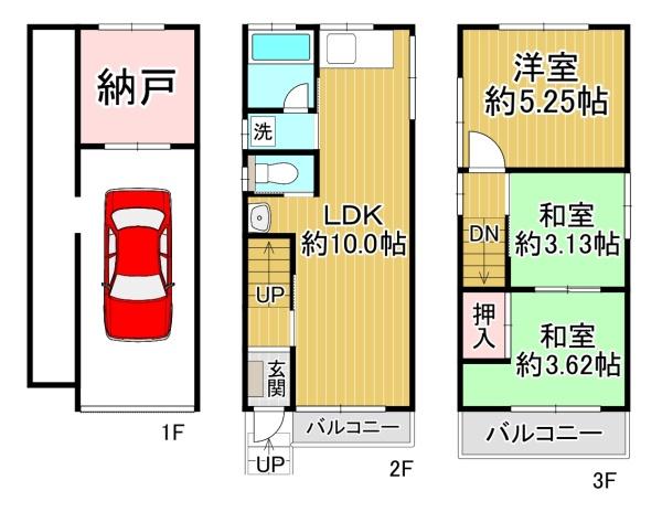門真市舟田町　中古戸建