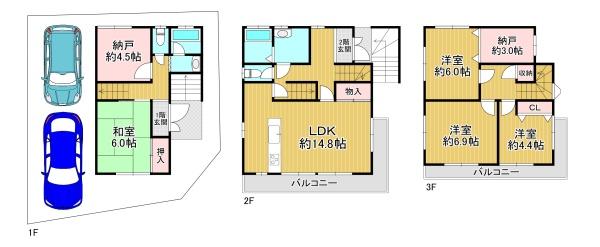 堺市北区常磐町2丁 中古戸建