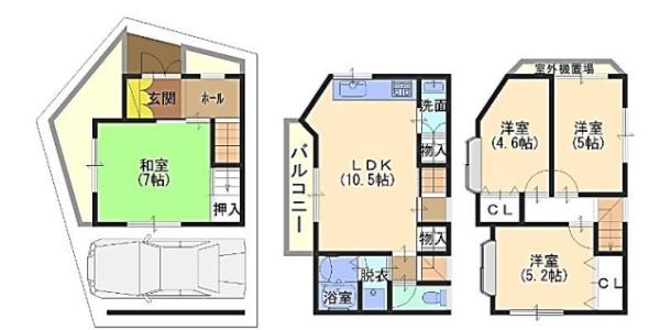 大阪市城東区永田１丁目の中古一戸建て