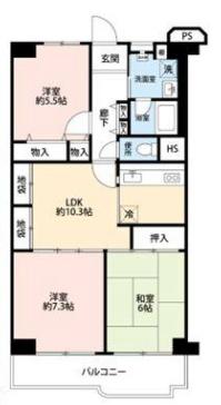 日商岩井野里マンション