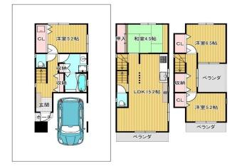 大阪市港区港晴3丁目　中古戸建