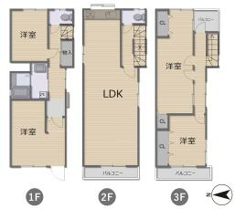 大阪市城東区鴫野西1丁目　中古戸建