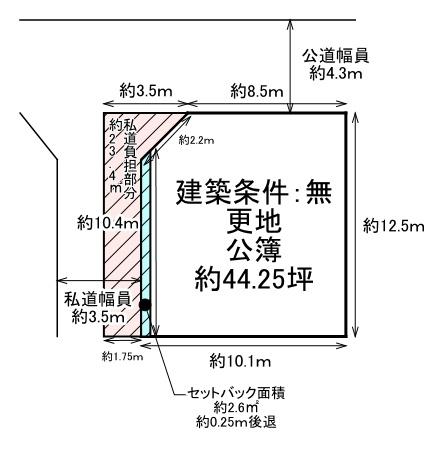 大阪市淀川区三津屋北１丁目の土地