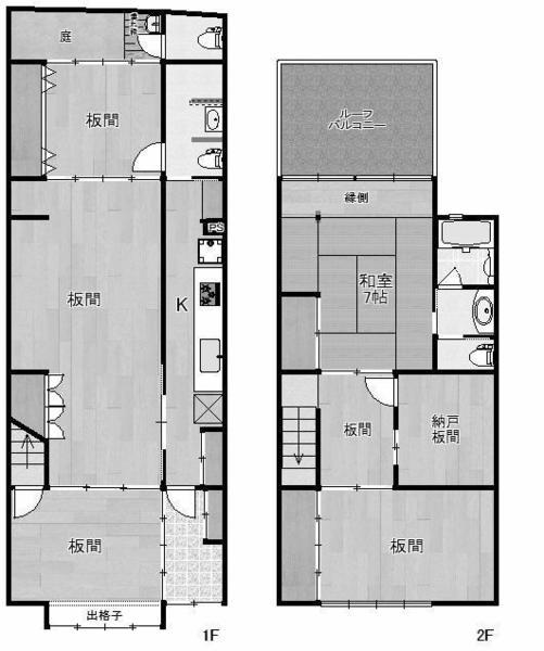 京都市下京区朱雀分木町の中古一戸建て