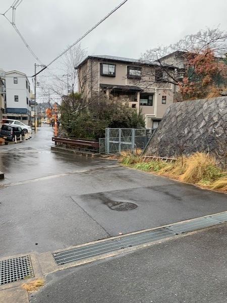 京都市左京区銀閣寺前町の土地(前面道路含む現地写真)