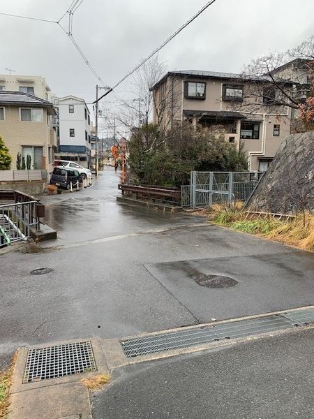 京都市左京区銀閣寺前町の土地(前面道路含む現地写真)
