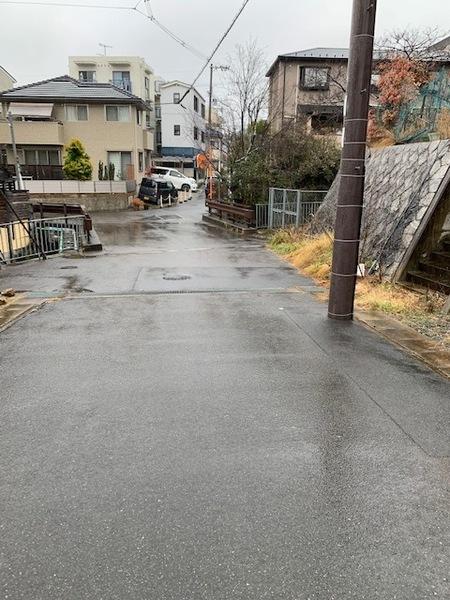 京都市左京区銀閣寺前町の土地(前面道路含む現地写真)