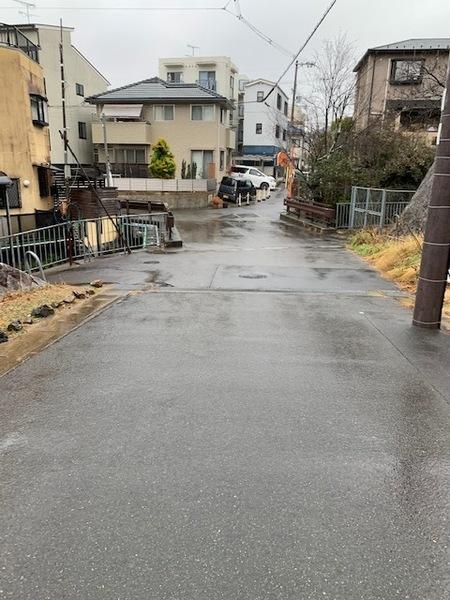 京都市左京区銀閣寺前町の土地(前面道路含む現地写真)