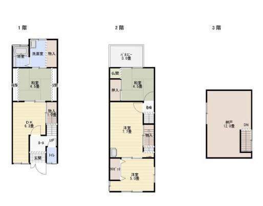 京都市右京区西京極徳大寺団子田町の中古一戸建て