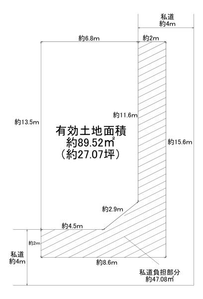 京都市左京区一乗寺東杉ノ宮町の土地