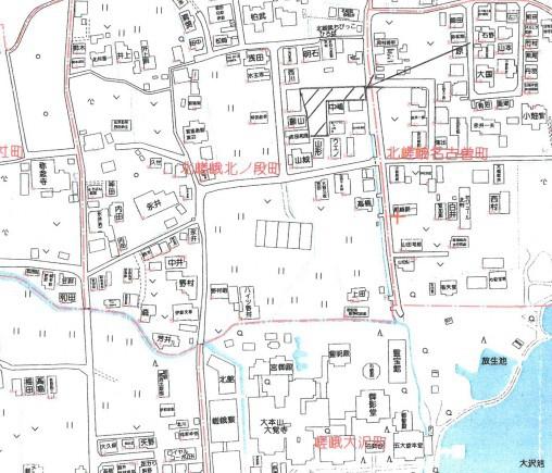 京都市右京区北嵯峨北ノ段町　建築条件無売土地