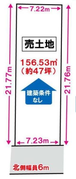 京都市北区上賀茂蝉ケ垣内町　建築条件無売土地