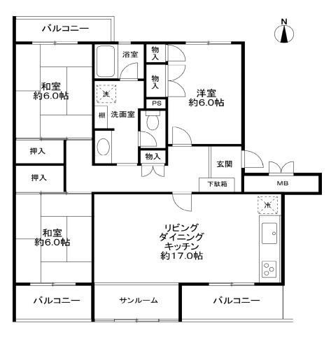 嵐山ロイアルハイツ5号棟