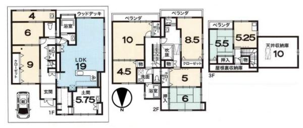 京都市北区衣笠西馬場町　中古戸建
