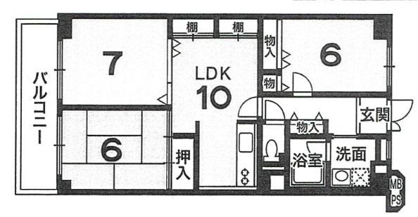 京都北山スカイハイツB棟