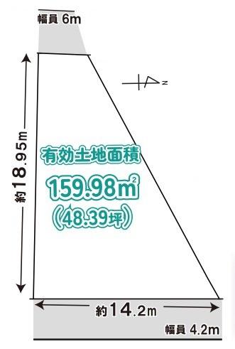 京都市右京区宇多野法安寺町　古家付売土地
