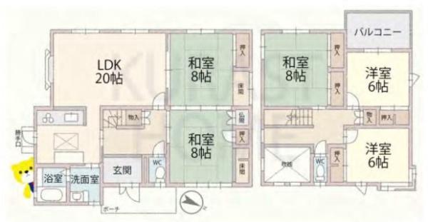 京都市西京区松尾万石町　中古戸建