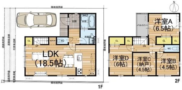 京都市北区紫野上門前町　3号地　新築戸建