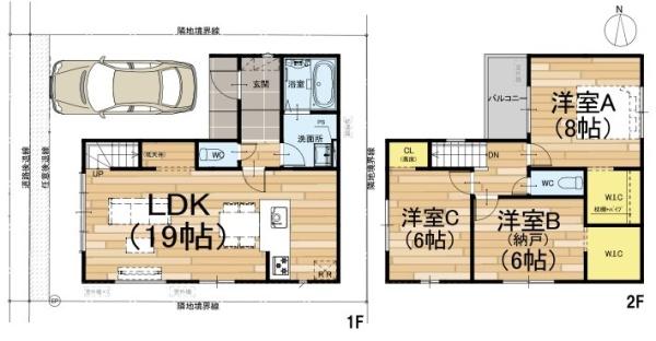 京都市北区紫野上門前町　2号地　新築戸建