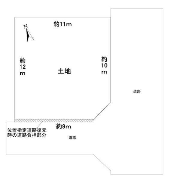 京都市左京区浄土寺真如町　建築条件無売土地