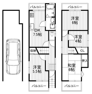 京都市伏見区久我本町　中古戸建