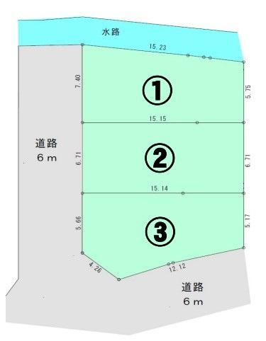 京都市伏見区久我御旅町　2号地　建築条件無売土地