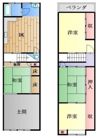京都市北区衣笠高橋町　中古戸建