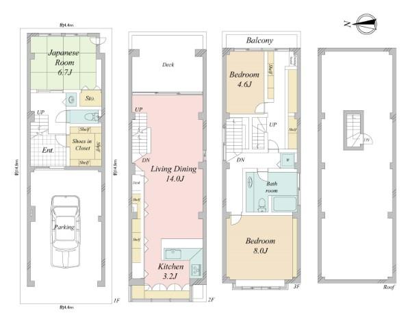 京都市北区小山初音町の中古一戸建て