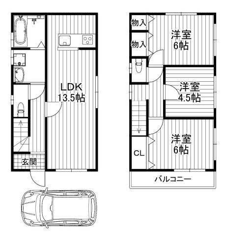 京都市西京区大枝塚原町　中古戸建