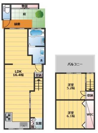 京都市下京区二人司町　中古テラスハウス
