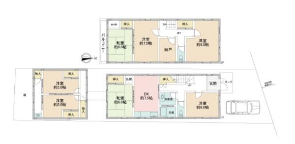 京都市中京区西ノ京北円町　中古戸建