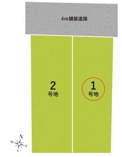 京都市右京区太秦上ノ段町　1号地　建築条件無売土地