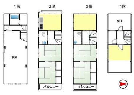 京都市下京区上五条町　中古戸建