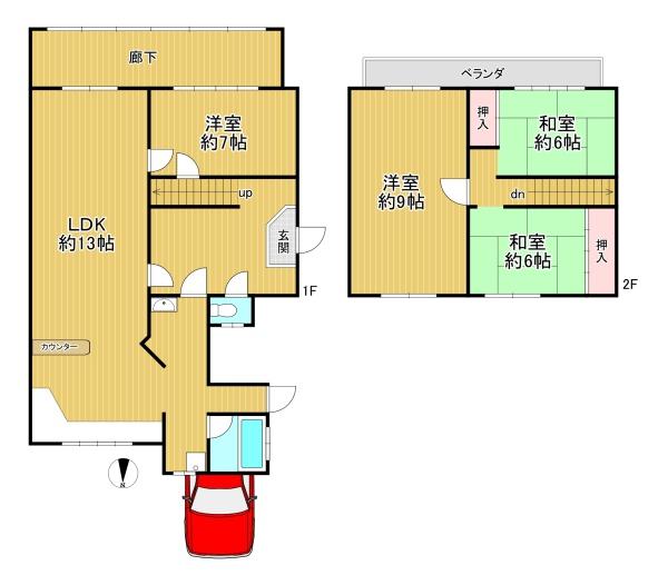 京都市伏見区醍醐勝口町　中古テラスハウス