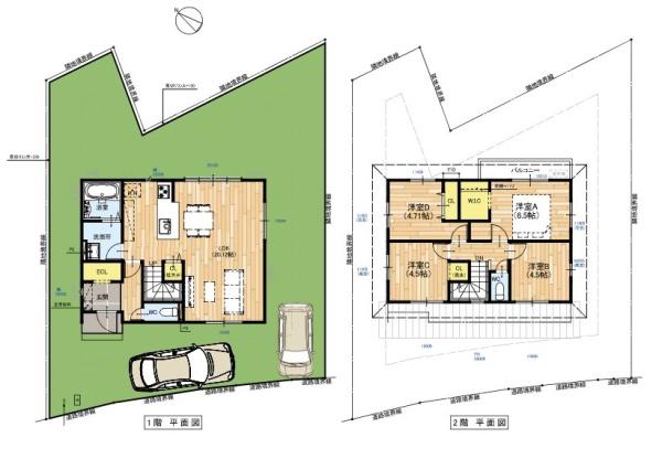 京都市右京区常盤山下町　1号地　新築戸建