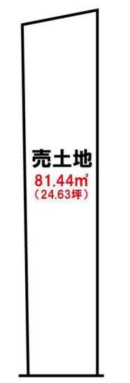 京都市北区北野西白梅町　建築条件無売土地