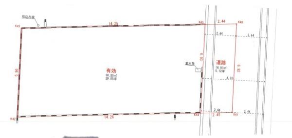 京都市山科区上花山桜谷　古家付売土地