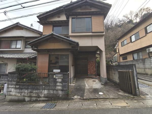 京都市山科区上花山桜谷　古家付売土地