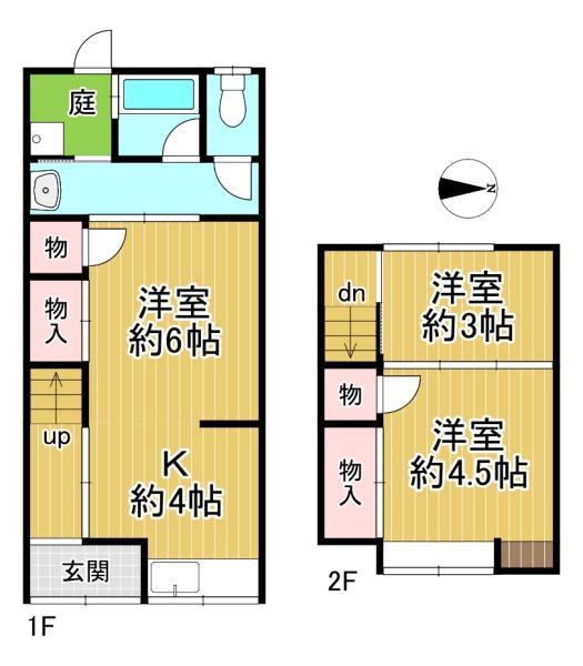 京都市山科区西野楳本町　中古テラスハウス