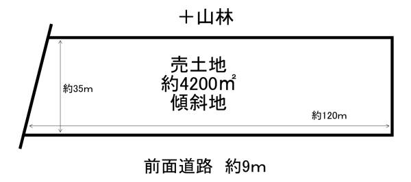 京都市右京区京北周山町太年　建築条件無売土地
