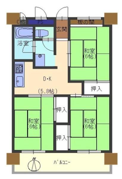 山科団地A棟