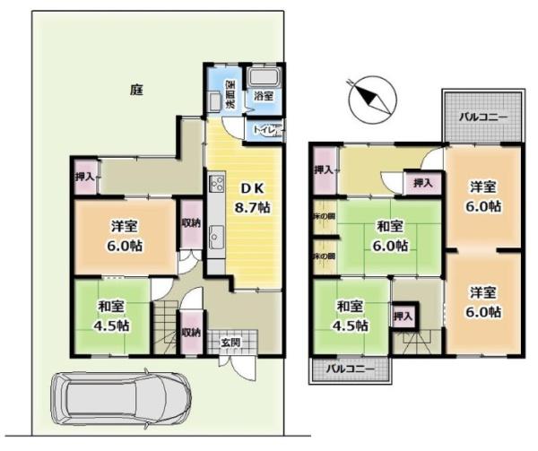 京都市左京区静市市原町　中古テラスハウス
