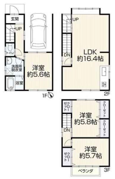 京都市右京区西京極畑田町　中古戸建